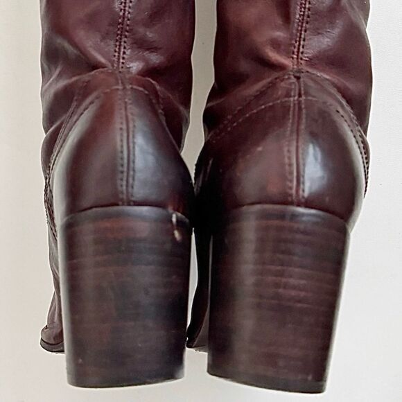 Frye Lucinda Over-The-Knee Genuine Leather Boots. - Picture 8 of 11